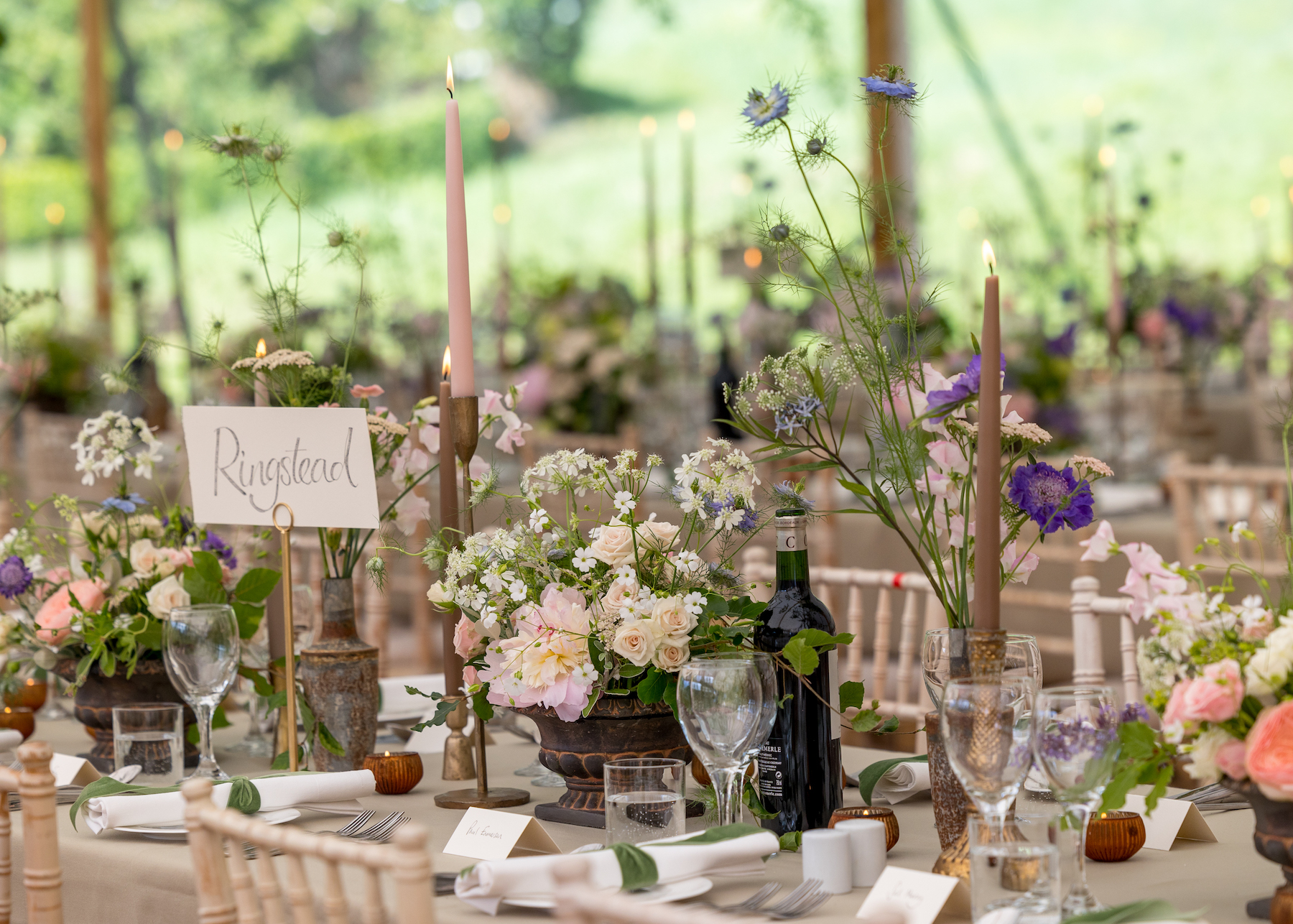 Marquee Flowers by South-West Florist